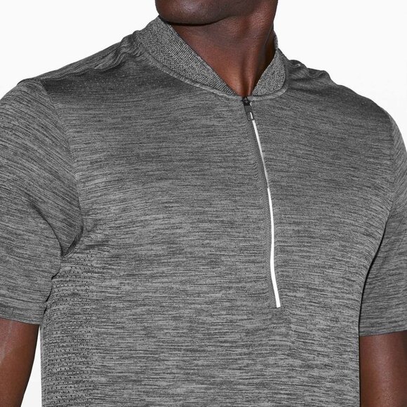 NWOT Lululemon Metal Vent Breathe Short Sleeve 1/2 Zip - S - Picture 2 of 6